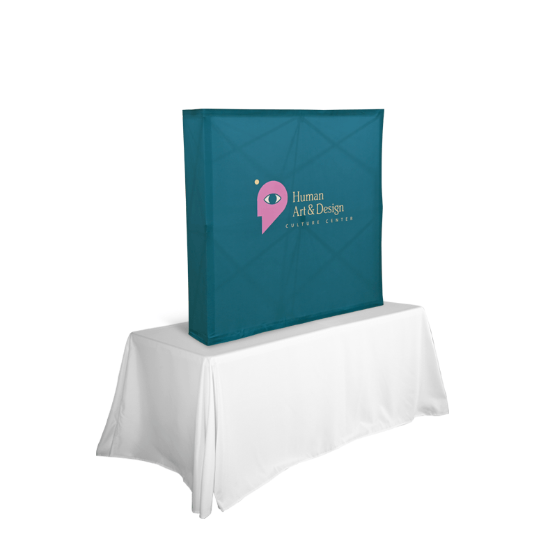 5ft Table Top Fabric Popup Displays