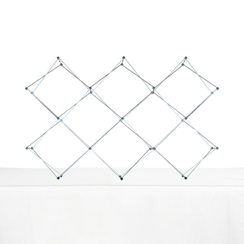 Grid Table Top Pop Up Display Frame