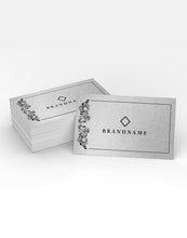 Load image into Gallery viewer, Metallic Silver Business Card
